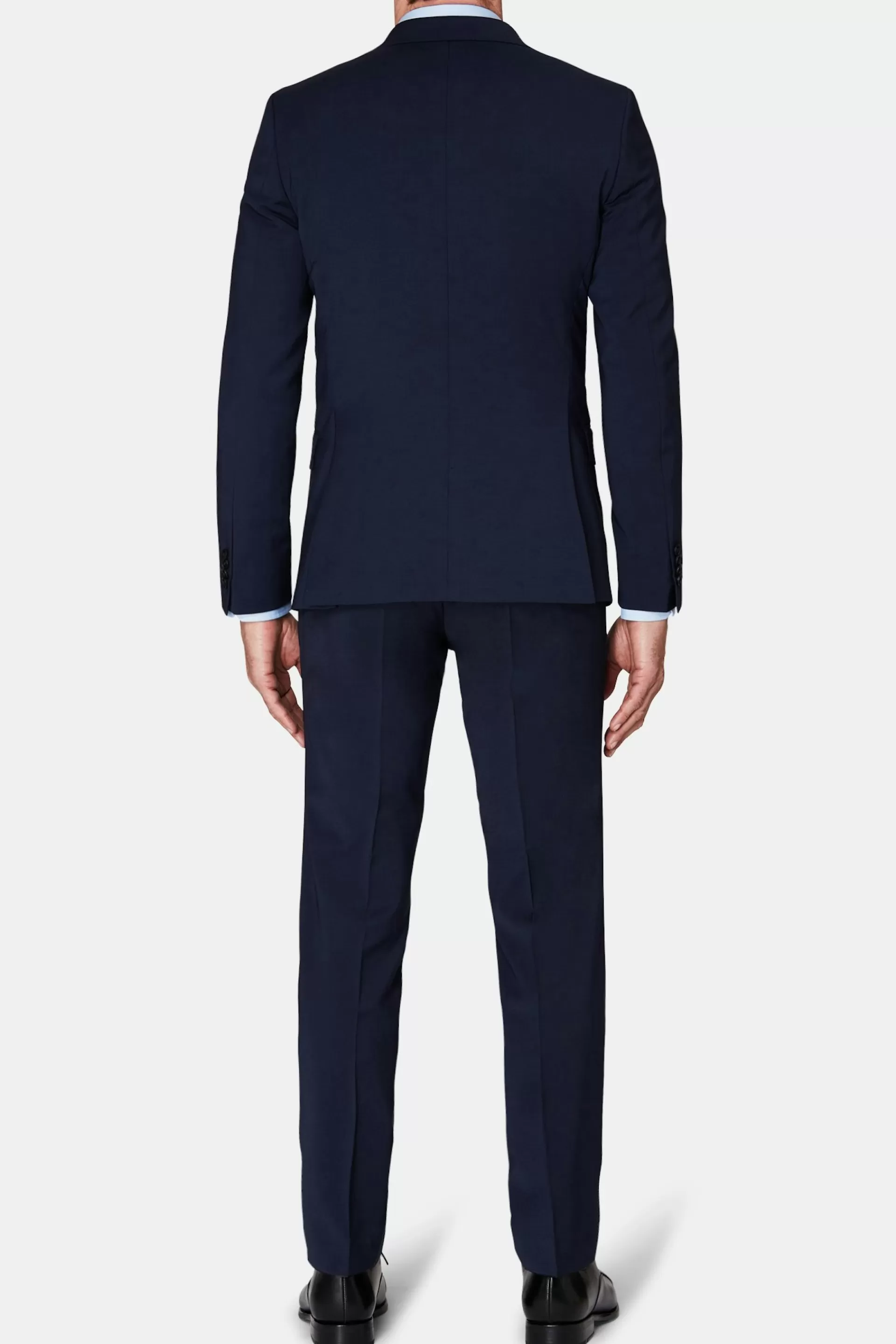 Online Oscar Jacobson Slim Fit Microstructure Suit Blue #220