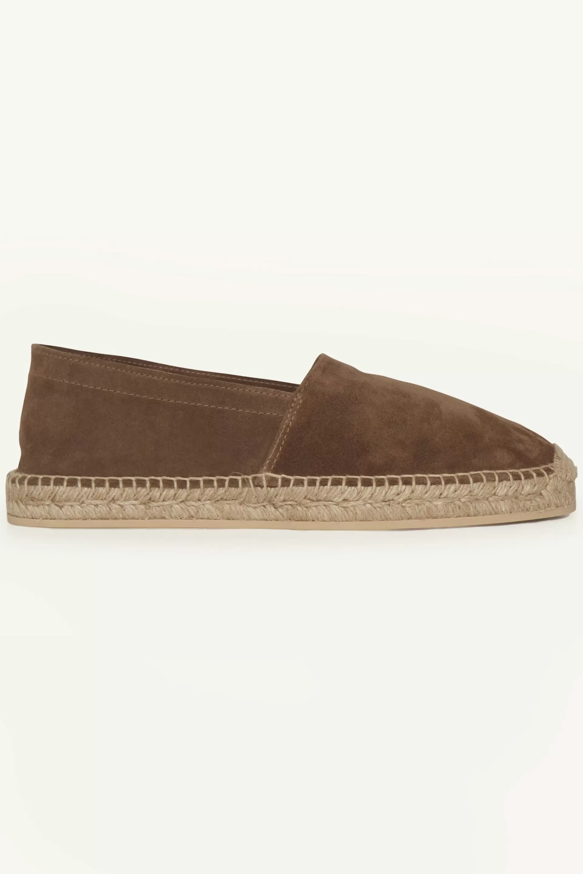 Flash Sale Oscar Jacobson Suede Leather Espadrille Grey #131